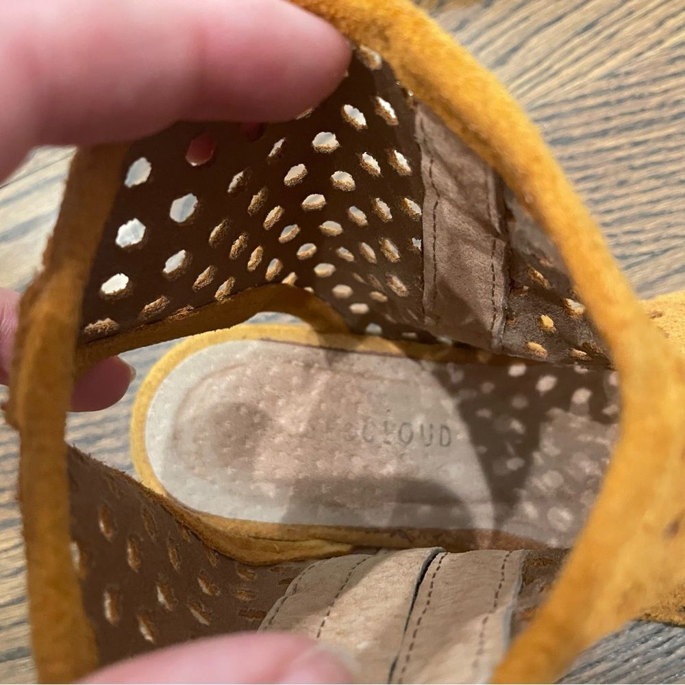 MUSSE & CLOUD Aria Ankle Boot Sandals Perforated Suede Open Toe Zip Up Sandals - Picture 7 of 11
